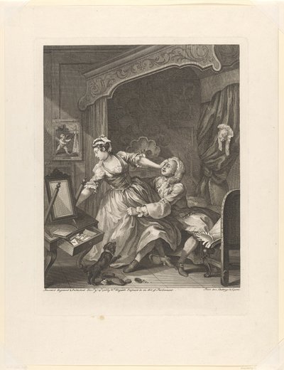 Vorher (Vorher und Nachher) von William Hogarth