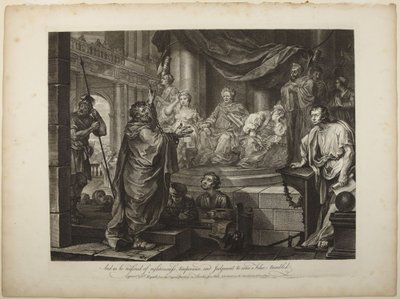 Paulus vor Felix von William Hogarth