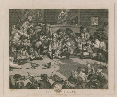 Grubenticket von William Hogarth