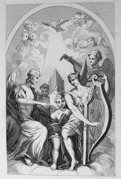 Das Altarbild von St. Clements Danes, Strand von William Hogarth