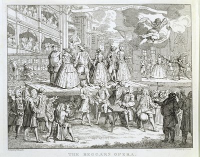 Die Bettleroper, graviert von Thomas Cook (1744-1818) von William Hogarth