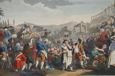 Der faule Lehrling wird in Tyburn hingerichtet, Platte XI aus 