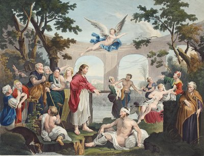 Der Teich von Bethesda, Illustration aus 