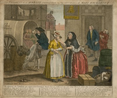 Der Fortschritt einer Dirne, dargestellt in den Abenteuern von Mary Mackabout von William Hogarth