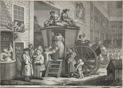 Die Postkutsche von William Hogarth