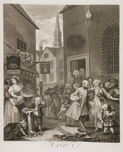 Vier Tageszeiten: Mittag von William Hogarth