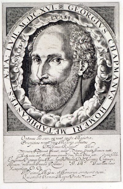 Porträt von George Chapman von William Hole