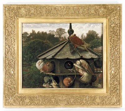 Das Fest des Heiligen Swithin oder Das Taubenhaus von William Holman Hunt