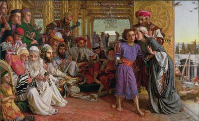 Das Finden des Erlösers im Tempel von William Holman Hunt