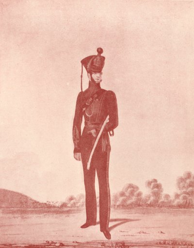 Offiziere der Madras Army Rifles, um 1837-1843, 1909 von William Hunsley