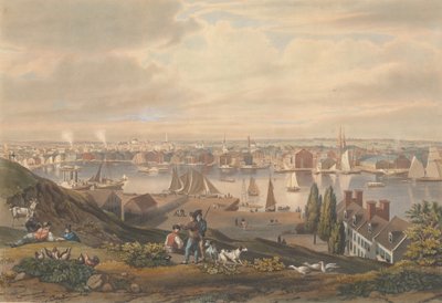 Baltimore vom Federal Hill, veröffentlicht 1831 von William James Bennett