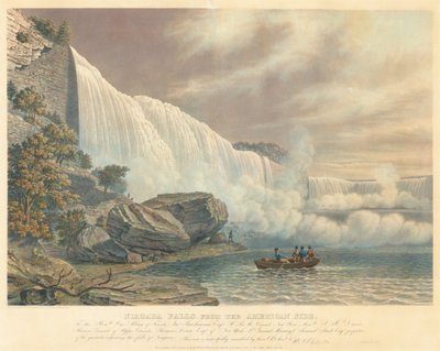 Niagarafälle von der amerikanischen Seite von William James Bennett after John Robert Murray
