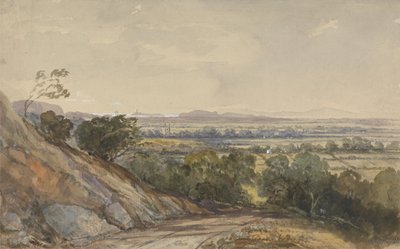Cleeve, Somerset, mit Bridgewater Bay in der Ferne von William James Muller
