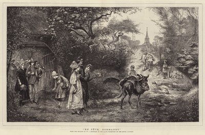 En Fete, Normandie von William John Hennessy