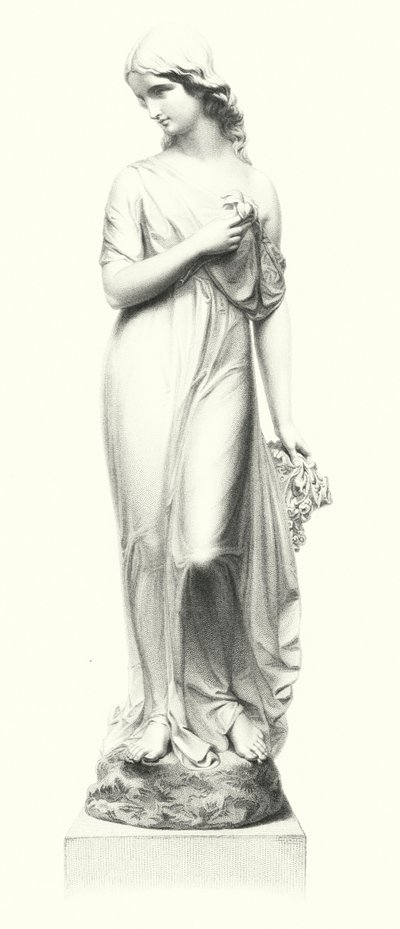 Reinheit, graviert von W. Roffe nach der Statue von M. Noble (Gravur) von William John Roffe