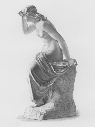 Sonnenschein, graviert von W. Roffe nach der Statue von J. Durham (Gravur) von William John Roffe