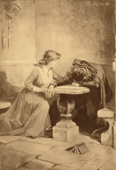 Dorothea findet ihren Mann im Garten (Gravur) von William Ladd Taylor