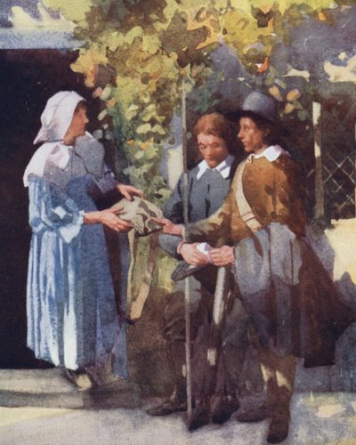 Illustration für The Compleat Angler von Izaak Walton (Farblithografie) von William Lee Hankey