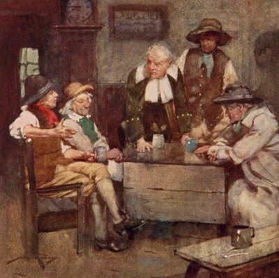 Illustration für Das verlassene Dorf von Oliver Goldsmith von William Lee Hankey
