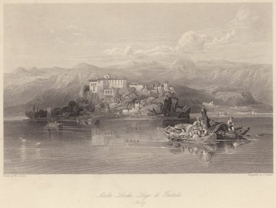 Isola Lecchi, Lago di Garda, Italien von William Leighton (after) Leitch