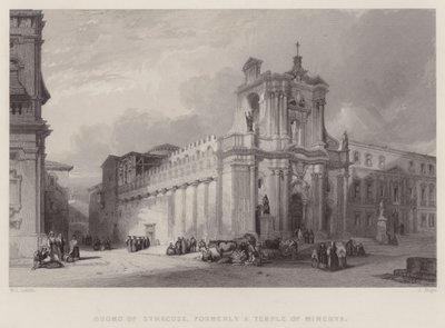 Dom von Syrakus, ehemals ein Tempel der Minerva von William Leighton Leitch