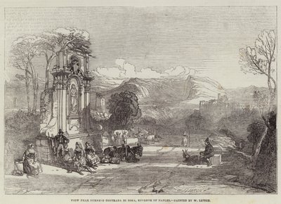 Blick in der Nähe von Ournelo Contrada di Sora, Königreich Neapel von William Leighton Leitch