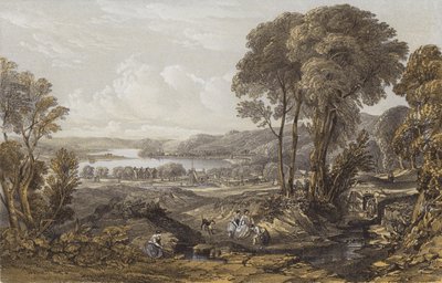 Blick auf den Clyde oberhalb der Erskine-Fähre von William Leighton Leitch