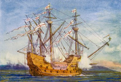 Die "Grace De Dieu" von William Lionel (after) Wyllie