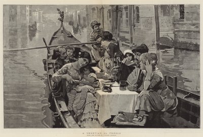 Ein venezianisches Al Fresco von William Logsdail