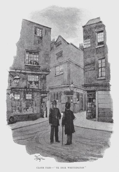 Cloth Fair, "Ye Dick Whittington" von William Luker