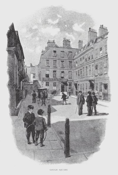 Gough Square von William Luker