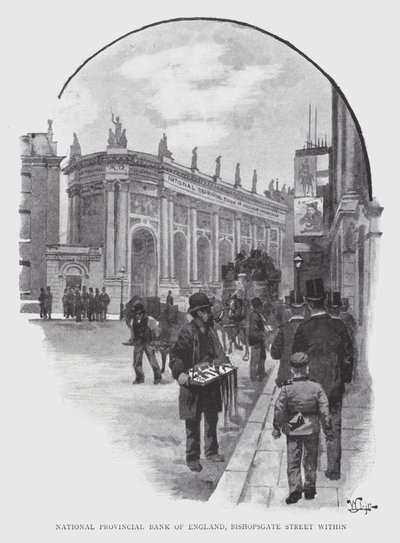National Provincial Bank of England, Bishopsgate Street innerhalb von William Luker