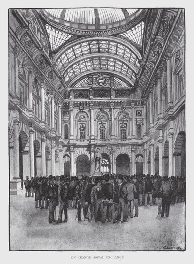 An der Börse, Royal Exchange von William Luker
