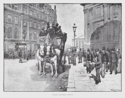 Queen Victoria Street von William Luker