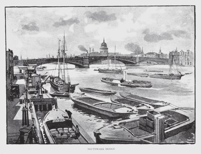 Southwark Bridge von William Luker