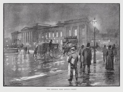 Das General Post Office, Nacht von William Luker