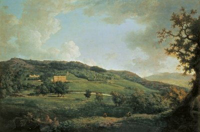 Eine Ansicht von Chatsworth von William Marlow