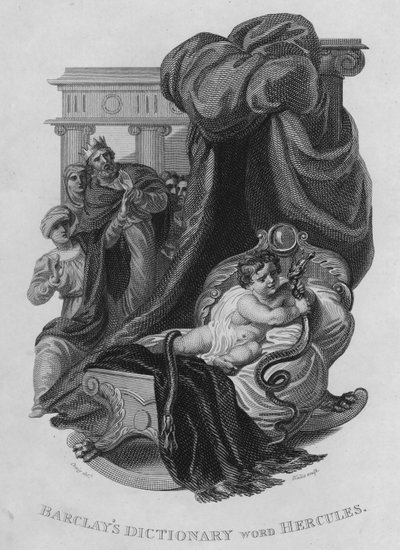 Barclays Wörterbuch, Wort: Herkules (Gravur) von William Marshall (after) Craig