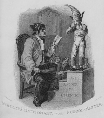 Barclays Wörterbuch, Wort: Schulmeister von William Marshall (after) Craig