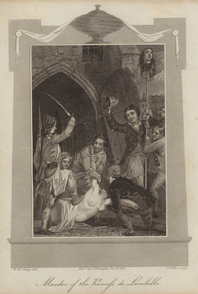 Mord an der Prinzessin de Lamballe von William Marshall Craig