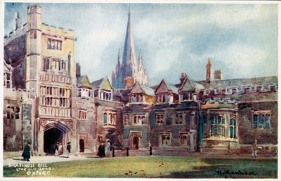 Brasenose College, Old Quad von William Matthison