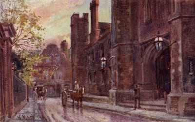 Eingangstor, Queens College von William Matthison