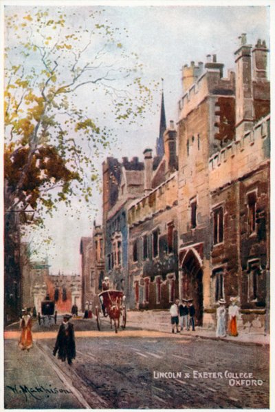 Lincoln und Exeter College von William Matthison