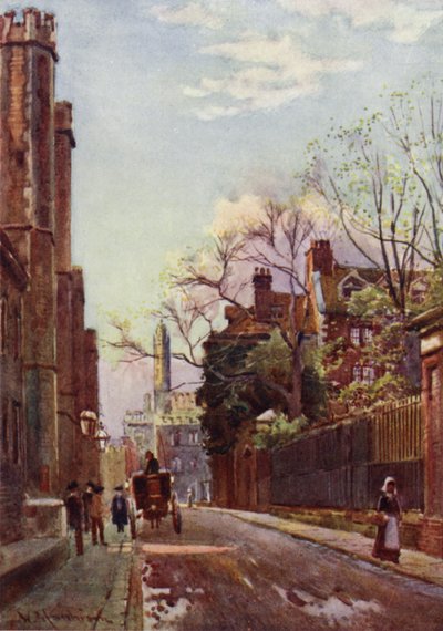 Queens Lane, der Standort der alten Mill Street von William Matthison