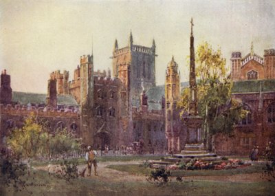 Das Tor und der Turm des St Johns College von William Matthison
