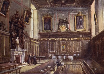 Die Halle des Clare College von William Matthison