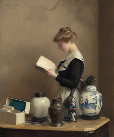 Das Hausmädchen von William McGregor Paxton