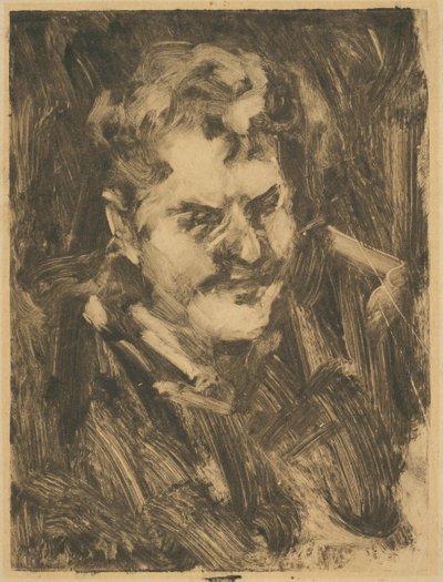 Porträt eines Mannes (Frank Duveneck?) von William Merritt Chase