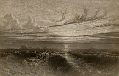 Sonnenuntergang auf See nach einem Sturm von William Miller