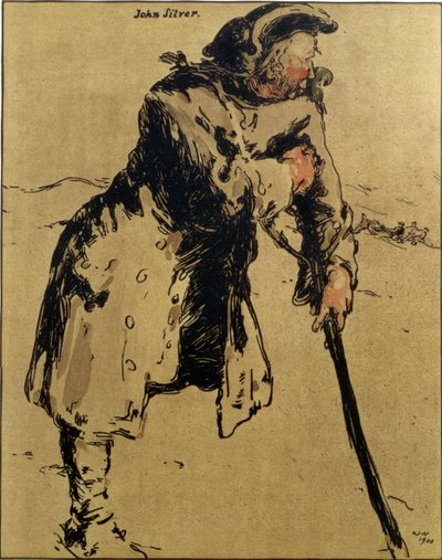 John Silver, Illustration aus 